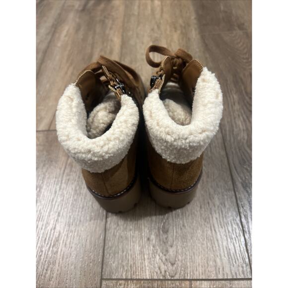 Blondo Boot Womens 7 Devin Waterproof Leather Vamp Hiking Combat Lug Sole - Picture 8 of 14